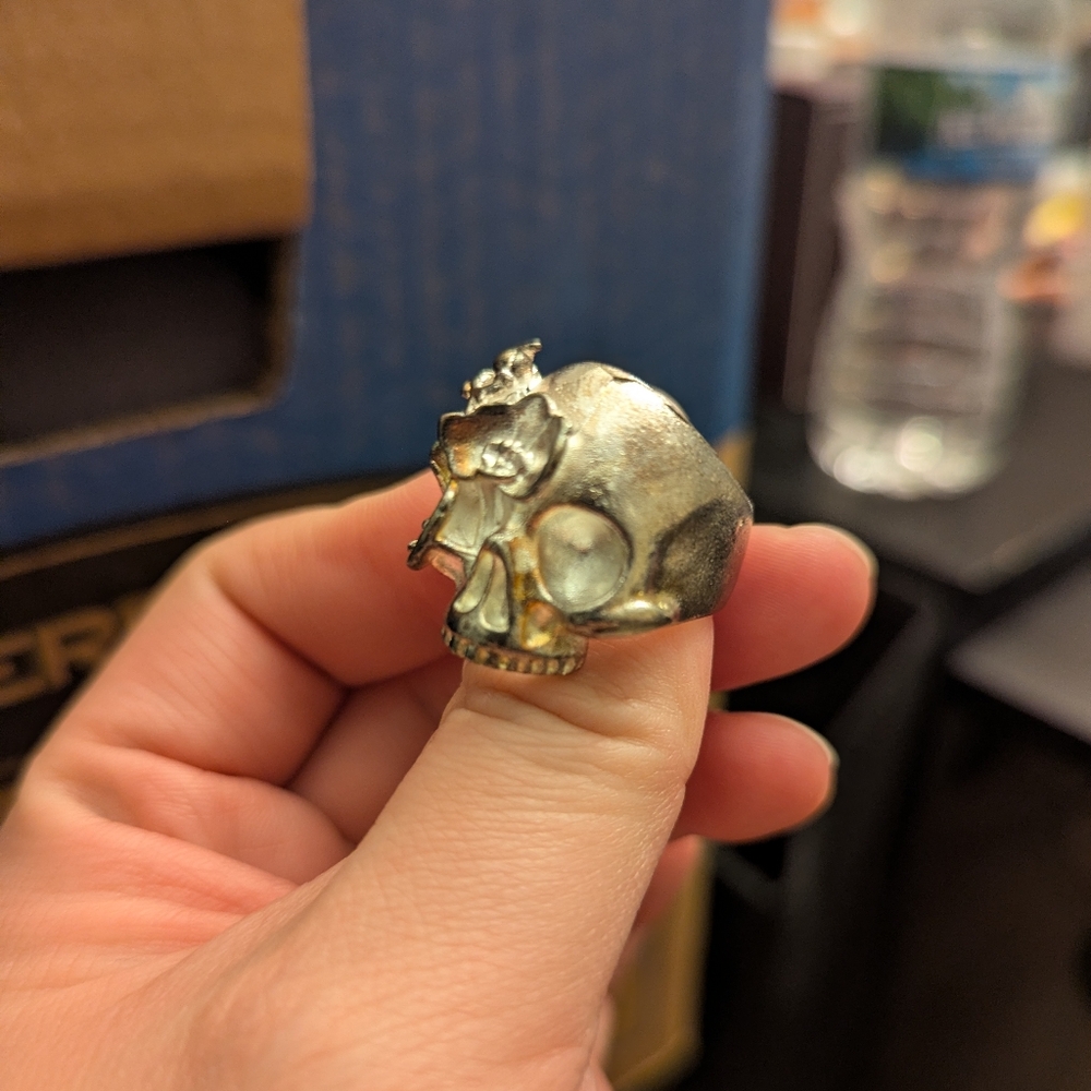 925 Silver Skull Ring
